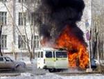 Minibus explodes in Omsk