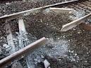 Six explosions were on the Donetsk railway from Tuesday evening
