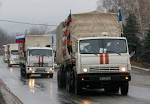 Russian humanitarian convoy in the Donbass arrived at the border
