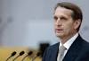Naryshkin: the renewal of anti-Russian sanctions violate UN security Council resolution
