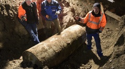 In Germany, there was found a 1.8-tonne bomb
