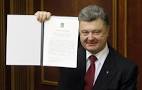 Poroshenko: Ukraine passed in the Council of the EU Association agreement
