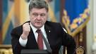 Poroshenko: Kiev wants to raise the issue of putting peacekeepers in Donbass
