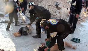 Residents of Idlib told of the impending provocations "White helmets"