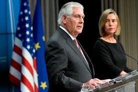 The German foreign Minister announced the intention to revise relations with the US