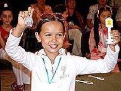 Ksenia Sitnik from Byelorussia - winner of children Eurovision contest