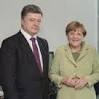 Poroshenko and Merkel discussed the results of the Minsk talks
