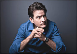 Charlie Sheen is hunting an "otter man" in Alaska