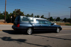 At the funeral stole a hearse with a corpse