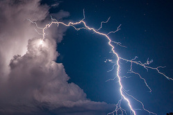 On Crete in Russian tourists struck by lightning