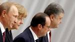 Hollande, Merkel and Putin discussed by telephone the situation in Ukraine
