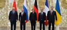 Putin, Merkel and Hollande discussed the implementation of the Minsk agreements
