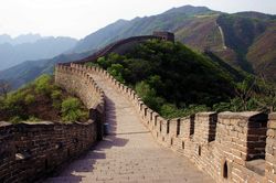 The great wall of China is falling apart brick by brick