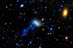 Astronomers have photographed the "galaxy-Medusa"