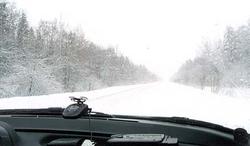 Meter of snow fell on roads of South Krasnoyarsk