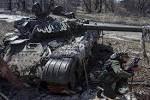 The Ukrainian Military opened fire on the village of Donetsk
