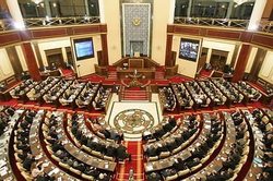 The Parliament of Kazakhstan is considering a draft amendment to the Constitution