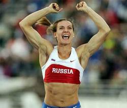 Elena Isinbaeva - best Russian track and field athlete