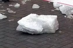 In Bashkiria teenager killed ice block