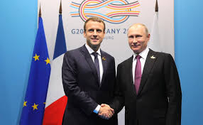 Putin and macron met on the sidelines of the G20 summit