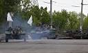 Militiamen said to a number of intense battles near Slavyansk
