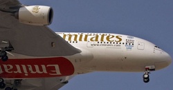 In Dubai, the plane when landing lost chassis