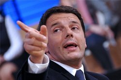 The Prime Minister of Italy Renzi is leaving the post