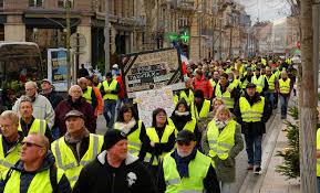 In France fifty thousand people are participating in the "yellow vests"