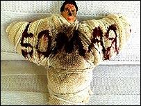 Voodoo doll left for Muhammad Ali artist