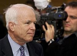 Senator McCain appealed to West to boycott summit of G8 in Petersburg
