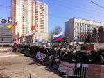 Power of Lugansk were engaged in the restoration of the city during a lull
