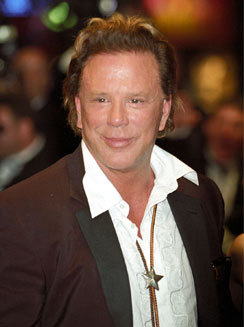 Mickey Rourke is proud to be "aggressive and competitive"
