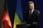 Poroshenko, Merkel and Hollande has called for an end to strife in the Donbass
