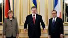Poroshenko: peace initiative Hollande and Merkel might work
