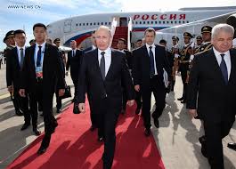 Putin arrived in Beijing