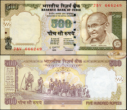 India refused banknotes for the sum of 500 and 1000 rupees
