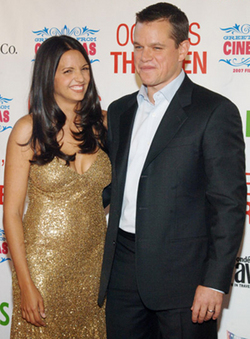 Matt Damon praises wife for organising his life